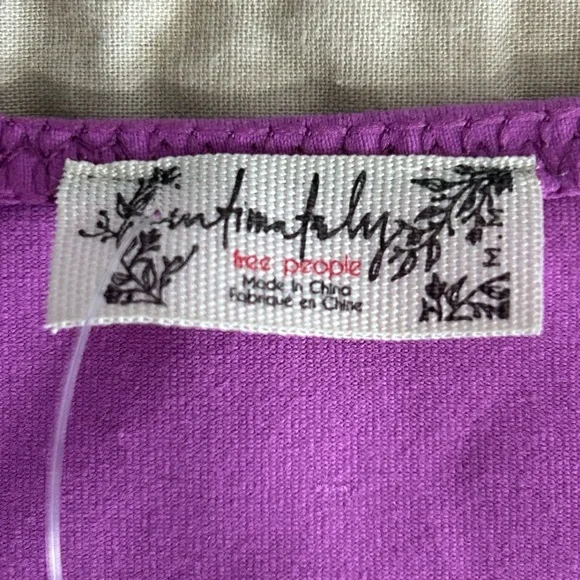 FREE PEOPLE Va Va Voop Bodysuit Wild Berry NWT Size Medium - Picture 7 of 11